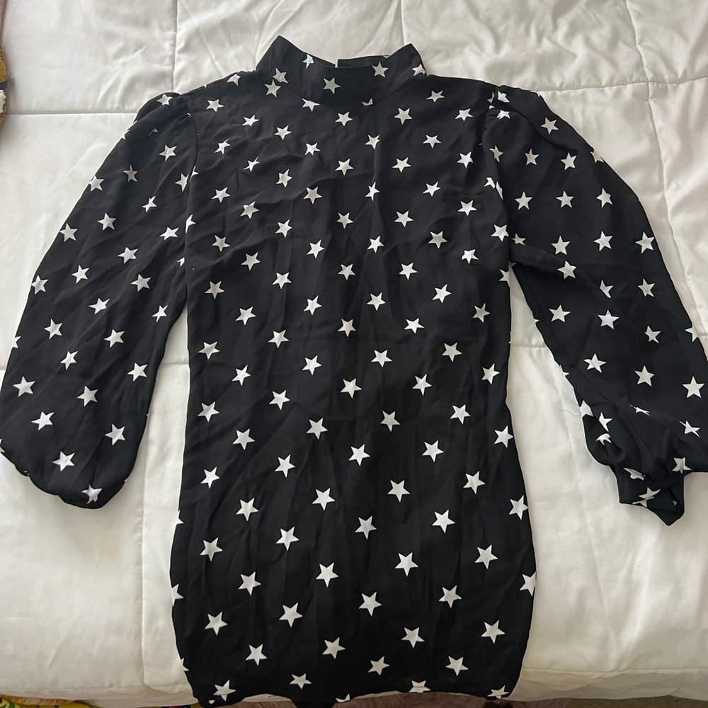 New York & Co Print 3/4 Sleeve Blouse
